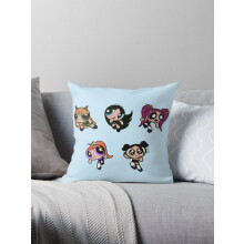 AIVO NewJeans Powerpuff Girls Sticker Pack Sierkussenhoezen Bank Tweezijdig