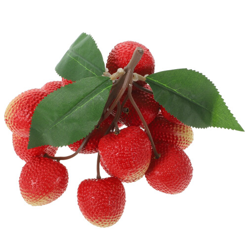 Modelo artificial de lichia - decoração de fruta realista. 1