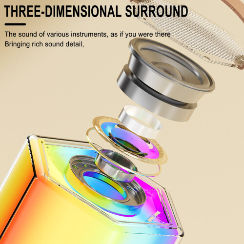 Jacenvly Summer Home Trend Μικρόφωνο Μικρόφωνο Ήχος Bluetooth Ασύρματο Μικρό Ηχείο Παιδικό 2
