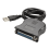 USB to 25 Pinhole Parallel Cable DB25 Interface IEEE 1284 Printer USB2.0 Cable 25 Hole Adapter Cable 1