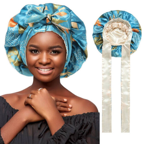 Σατέν Καπέλο Silky Satin Bonnet ΜΠΛΕ μπλε
