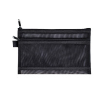 BLNVKOP Pencil Case Brief Double Pen Bag Transparent Mesh Pen Bag Mare Capacitate Examen Bag Papetărie Organizator Nylon