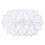 Table Decor Round Placemats Flower Cushion Decorative Chic Insulation Pads Pvc 1