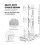 Supporto per gamepad SUSUchens universale a 3 livelli per controller e cuffie per PS5/PS4/PS3/PS2/Switch Pro/bianco 7