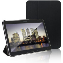Étui compatible avec la tablette Samsung Galaxy Tab4 10.1 (T530/T531) avec fonction veille/réveil automatique (noir)