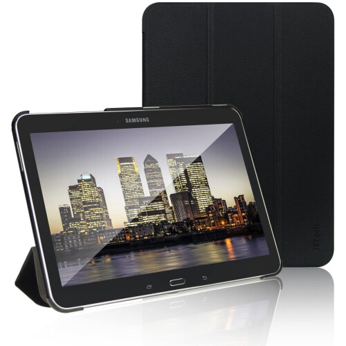 Capa compatível com o tablet Samsung Galaxy Tab4 10.1 (T530/T531) com função Auto Sleep/Wake (Preta)
