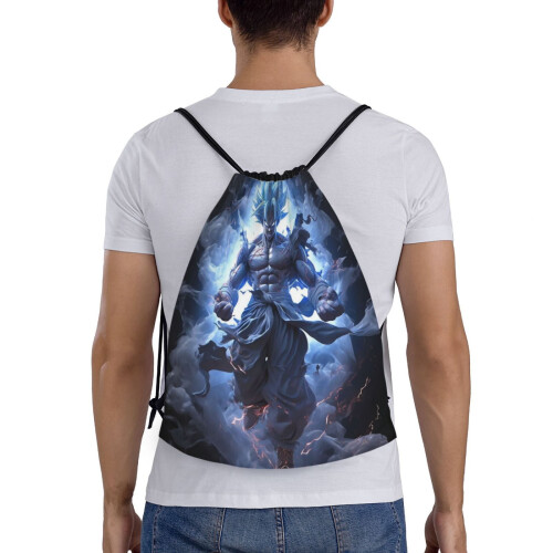 Τσάντα Dragon Ball Classic με κορδόνι, πτυσσόμενη, αθλητική, γυμναστικής, τσάντα με 1