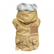 Huisdierhond Donsjas met Capuchon, Warme Huisdierkleding voor Kleine Honden, Winterkleding XS-XXL