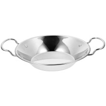 Wok Stainless Steel Kitchen Faicet Saute Pan for Induction Cooktop Hot Pot Daily Use Cooking Thicken