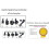 UpBright USB 5V DC Ladekabel, Schwarz 5