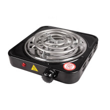 Hornilla eléctrica de un solo quemador, portátil, compacta, ideal para viajes, camping, cocinar y para dormitorios.