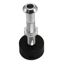 Tuya Diameter 12MM Wide Angle Fisheye Dual Frequency WiFi Door Eye Silver+Black