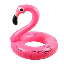 Flotador inflable de flamenco - aprox. 110 cm, flotador de aire con forma de flamenco para piscina y agua.