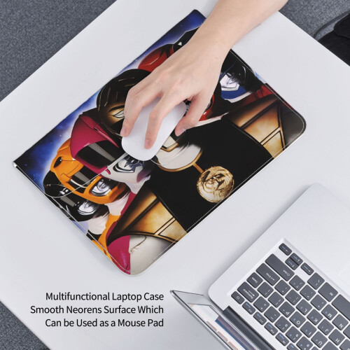 Capa protetora de couro para laptop Power Rangers, 13 polegadas, resistente, em neoprene, para notebook/tablet. 1