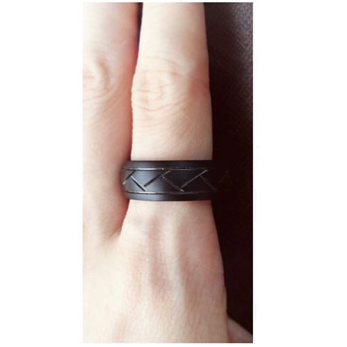Βέρα Tioneer Tungsten Carbide Zigzag Groove με σχέδιο πέλματος ελαστικού και άνετη εφαρμογή 2