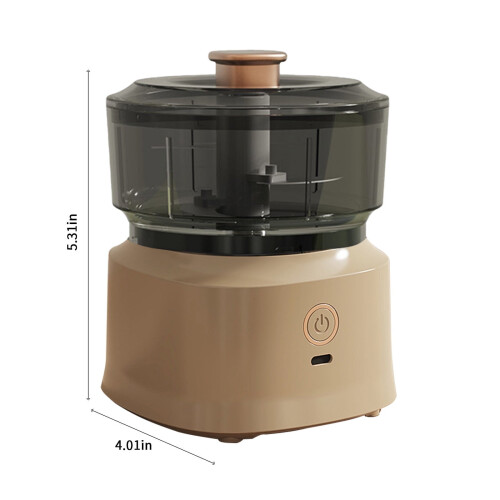 Ηλεκτρικός Κόφτης Σκόρδου WICVIK 350ML, Μίνι Φορητός Μύλος Λαχανικών με Φόρτιση USB, 2