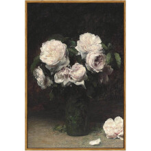 Tableau grand format ASPORIC Océan, impression sur toile vintage paysage marin, peinture apaisante pour chambre, salle de bain ou bureau, sans