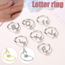 Jacenvly2024Nuevos anillos para hombre Liquidación Moda femenina Apertura Pareja Carta de apertura Regalos de joyería para él Plata