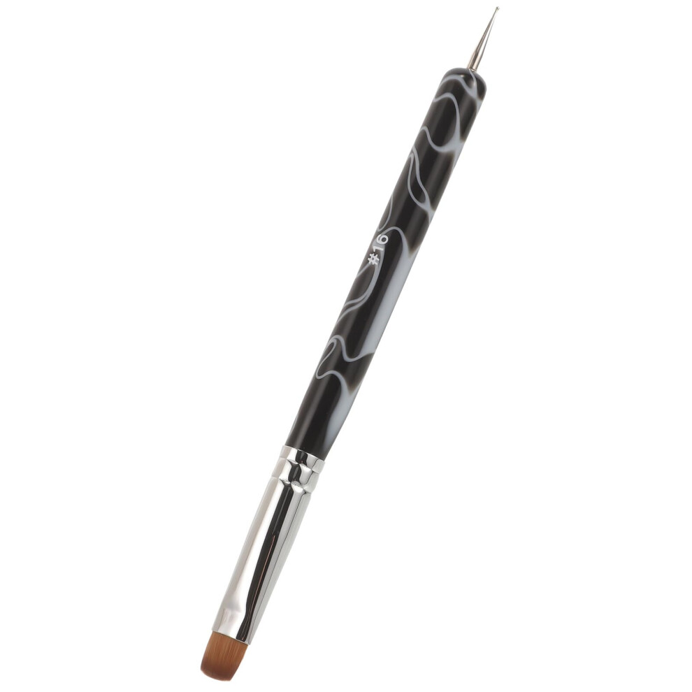 Dual Ended Nail Art Brush and Dotting Pen with Precision Tips for Professional Manicure and DIY