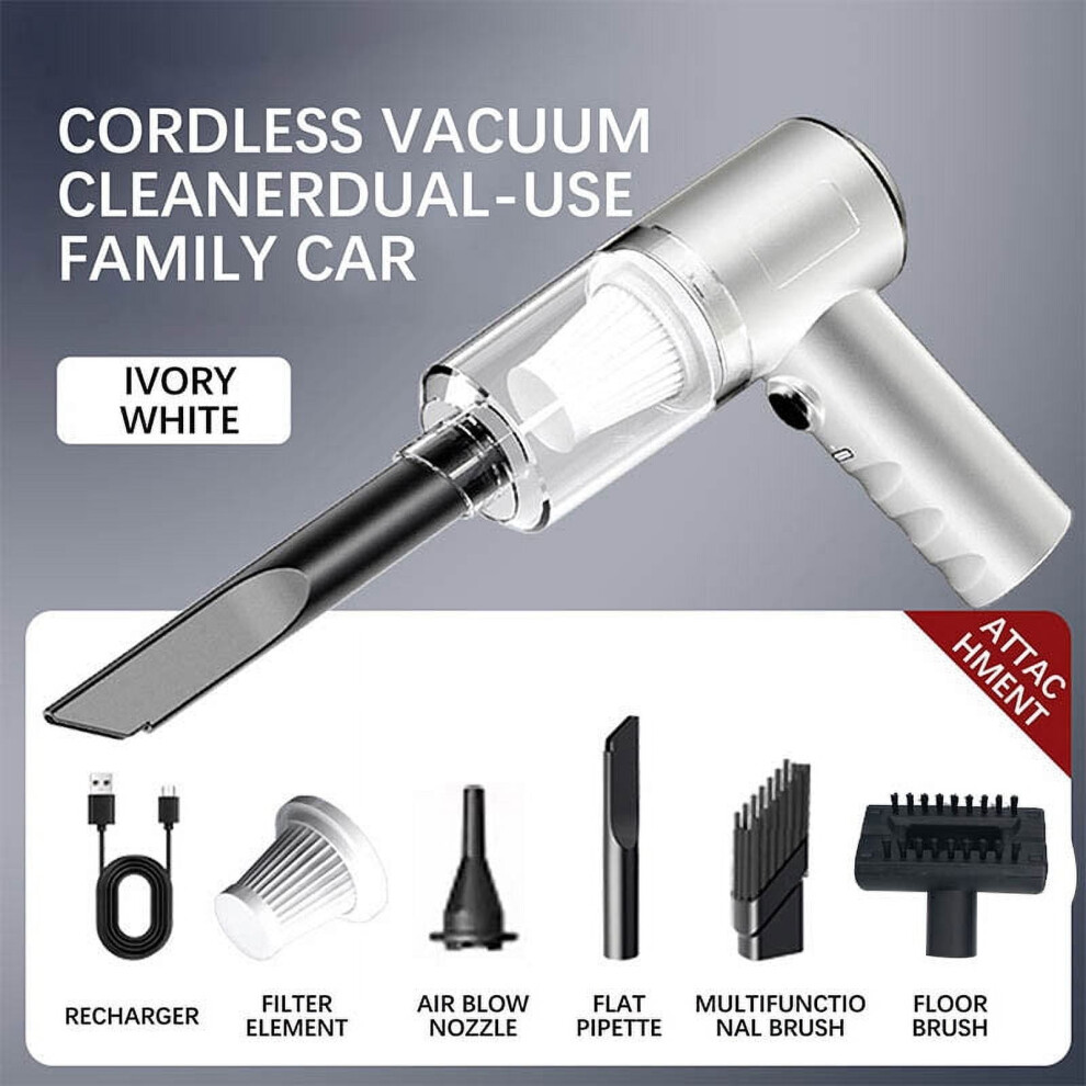 Kayannuo Wireless Handheld Vacuum Cleaner, Brushless High Power For Car & Home, Compatible With 12V/24V, Charging Vacuum - Mothers Day Gift 9340258863110