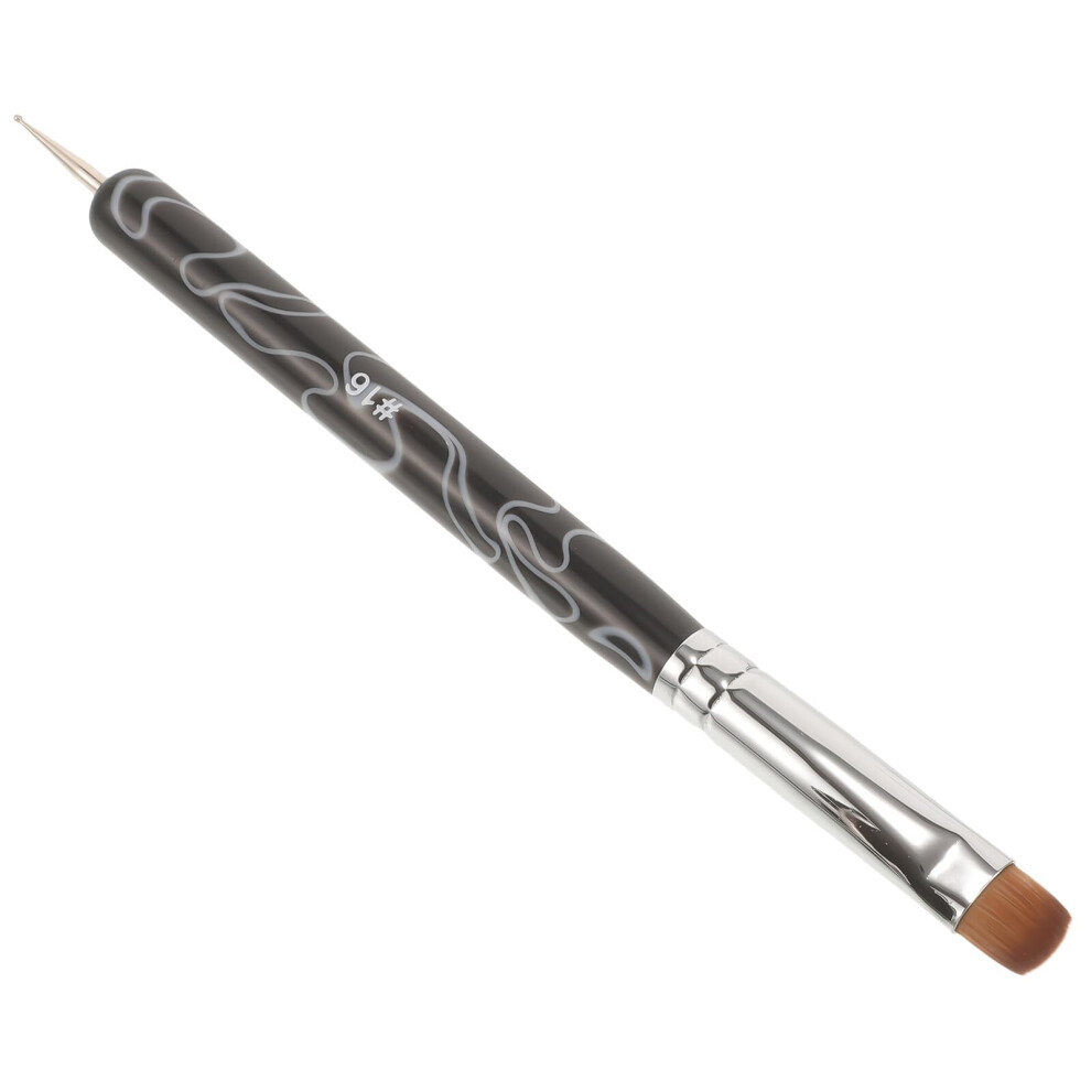 DualEnded Nail Art Brush and Dotting Pen with Comfortable Grip for Precise Manicure Designs