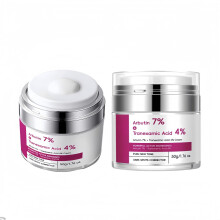 Dark Spot Corrector Cream with Alpha Arbutin and Tranexamic Acid, Brightening Face Cream 2 Pack, Korean Skincare for Uneven Skin Tone, 1.76 oz