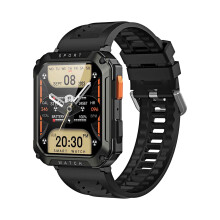 Montre connectée, étanche à 50 m, robuste, de qualité militaire, avec Bluetooth, appels et suivi d'activité, écran HD ultra large de 2,01