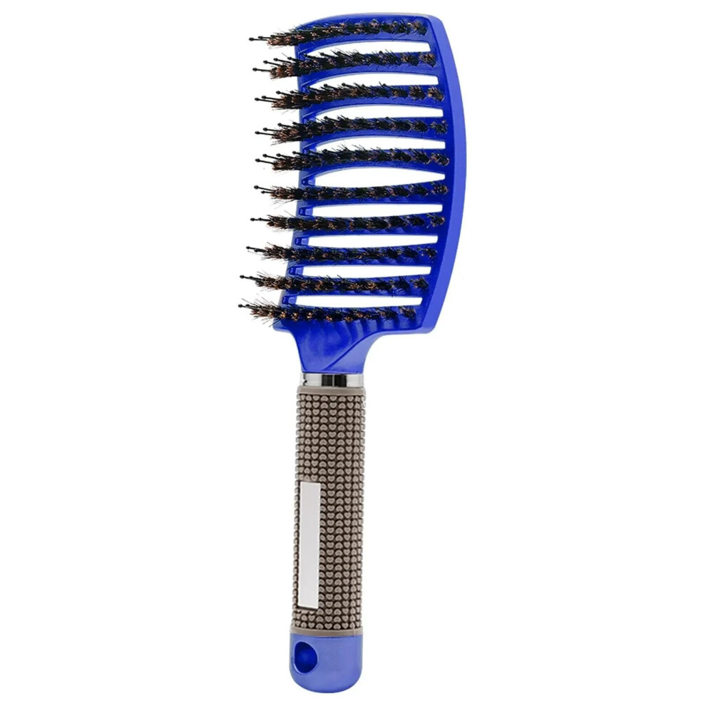 Unisex Detangling Hair Brush And Scalp Massage Brush For Wet And Dry Hair With Ergonomic Grip