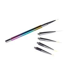 Nail Art Brush with Replaceable Fine Line Heads, DualEnded Design Pen for Detailed Patterns
