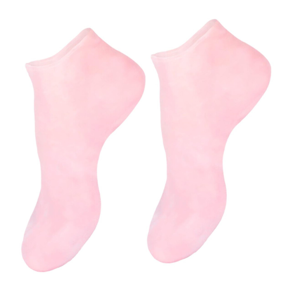 Moisturizing Gel Socks for Dry Cracked Heels with Deep Hydration and Callus Softening for Women