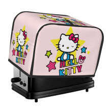 2 Slice Toaster Covers Wide Slot Decorative Reusable Bread Machine Cover Protection Hello Kitty Cartoon Bread Toaster Oven Dustproof Cover