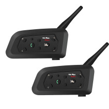 System komunikacji Bluetooth do motocykla, interkom wieloparowy do kasku dla 6 motocyklistów z dwukierunkową rozmową w trybie pełnego dupleksu,