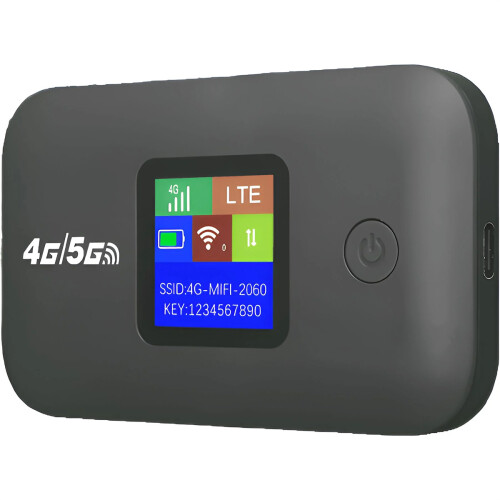 Secure4G LTE WiFi Hotspot, Φορητός δρομολογητής 4G με τεχνολογία διπλής ζώνης, Κοινή χρήση