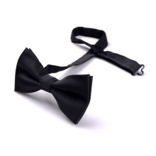 Herrenfliege, klassische schwarze Fliege, vorgebundene, verstellbare Fliege für Herren-Hochzeitsanzüge und Smokings