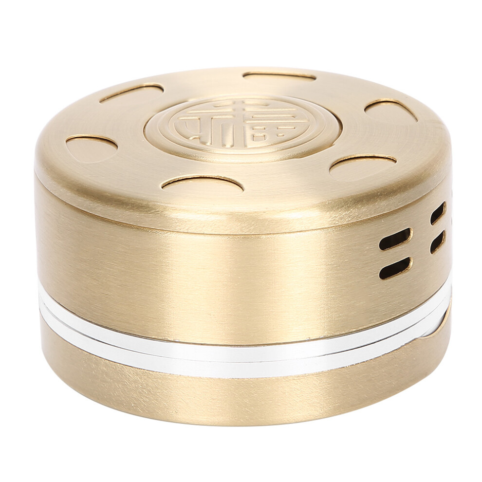 Portable Moxibustion Box with Excellent Heat Conduction, Durable Construction Ensures Long-Lasting Use, Copper Design with Artistic Patterns for Home