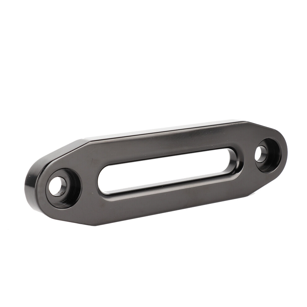 Hawse Fairlead For Winch Systems, Billet Aluminum Rope Guide With Smooth Edge Design, Reduced Friction Hawse Fairlead Compatible With Synthetic Winch 9340959112142