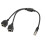 Διαχωριστής Ethernet RJ45, 1 αρσενικό σε 2 θηλυκά LAN Ethernet Splitter με σταθερή μετάδοση και 3