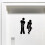 Πινακίδα Πόρτας WC, Τουαλέτα, Άνδρας & Γυναίκα, Σύμβολο Άνδρων & Γυναικών, Πινακίδα 2