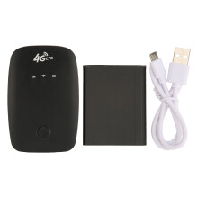 Bärbar 4G-hotspotenhet, flexibel anslutning, mobil WiFi-router med LED-skärm och 2100 mAh batteri, lång standbytid, kompakt och bärbar för