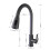 Kitchen Faucet with Pull Down Sprayer, Pull Down Sprayer High Arc Spout Single Handle Design for Kitchen Sink, Matte Black Finish Stainless Steel 5