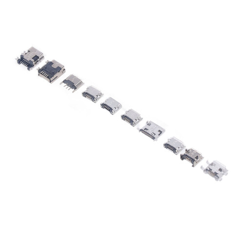 Κιτ θηλυκής υποδοχής Micro USB, κέλυφος από ανοξείδωτο ατσάλι για βελτιωμένη αντοχή 2