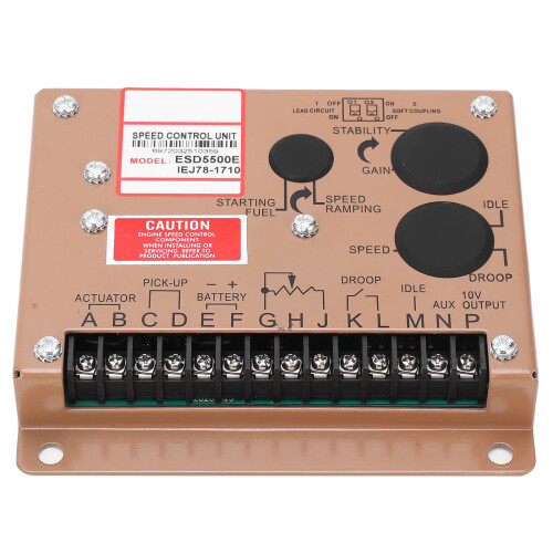 Electronic Engine Speed Controller For Generator Systems, Governor With Adjustable Speed And Working Idle Speed, Input Power Supply 12V 24V DC, Quick 1