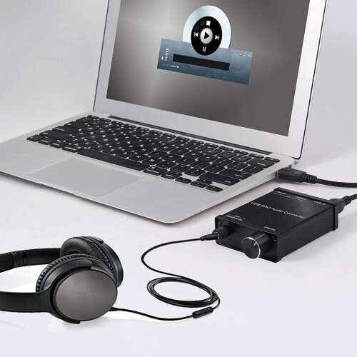 Μετατροπέας ήχου USB DAC με ενισχυτή ακουστικών, μετατροπέας ψηφιακού σε αναλογικό 1