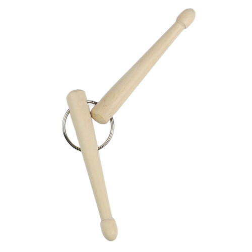 Φορητά ξύλινα μπρελόκ για τυμπάνου με σχήμα τυμπάνου, ελαφριά, κρεμαστή τσάντα με 1
