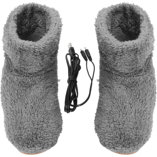 QAQ-1Pair Θερμαινόμενο Πόδι Θερμαντικό USB Επαναφορτιζόμενο Πλούσιο Πόδι Θερμαντικό