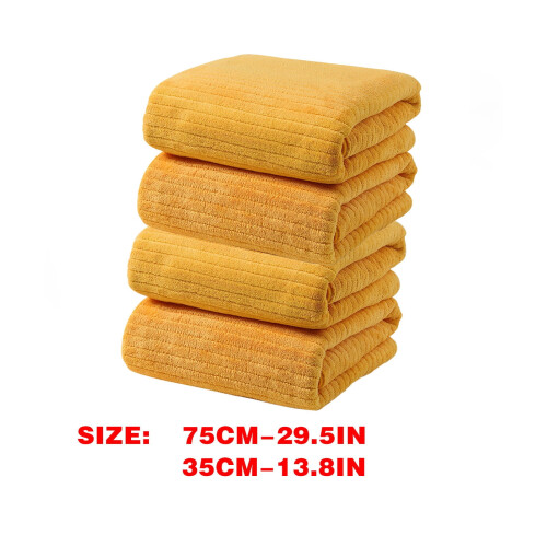Σετ πετσετών maxiaoxia4pc Coral Velvet, απορροφητικές πετσέτες μαλλιών και θαλάσσης για 2