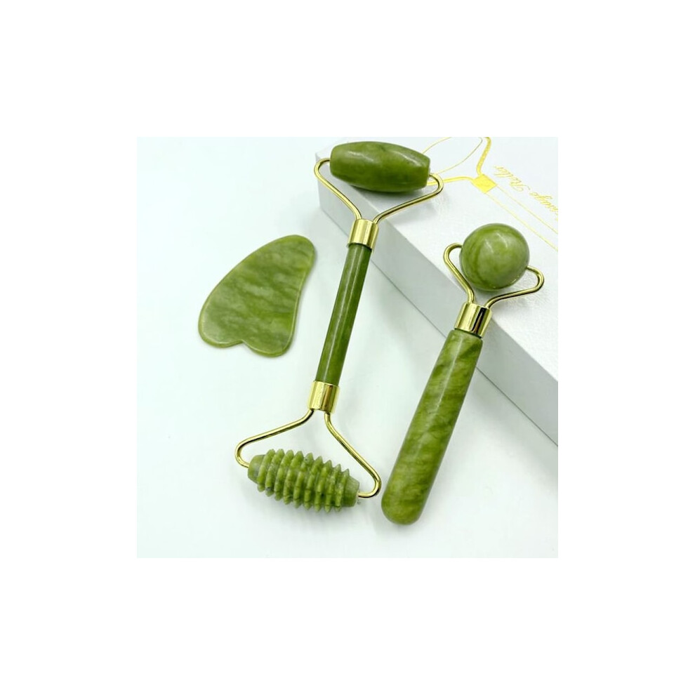 part Facial Massage Crystal Roller Jade Roller Stone Natural
