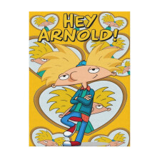 Hey Arnold Weiche und bequeme Kuscheldecke, Plüsch, leicht, warm, Flanelldecke und Überwurf für Couch, Sofa, Bett, 127 x 102 cm