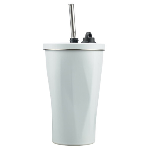 Θερμική κούπα 600ml από ανοξείδωτο ατσάλι, ποτήρι καφέ με καλαμάκι, μονωμένο