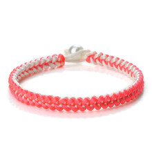 NANAHuang Trendy gevlochten touwarmband 17/19/21/23 cm niet verstelbaar handgemaakte brede armband in meerdere kleuren voor dames en heren yoga
